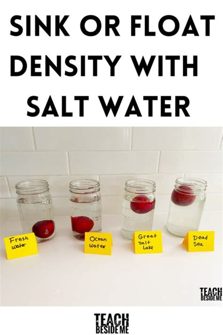 Does chlorine sink or float in water