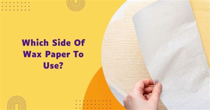 Does clay stick to wax paper