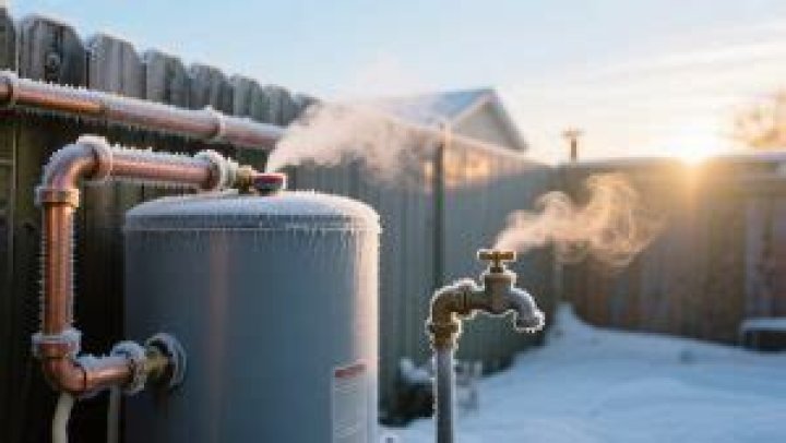 Does cold weather affect hot water