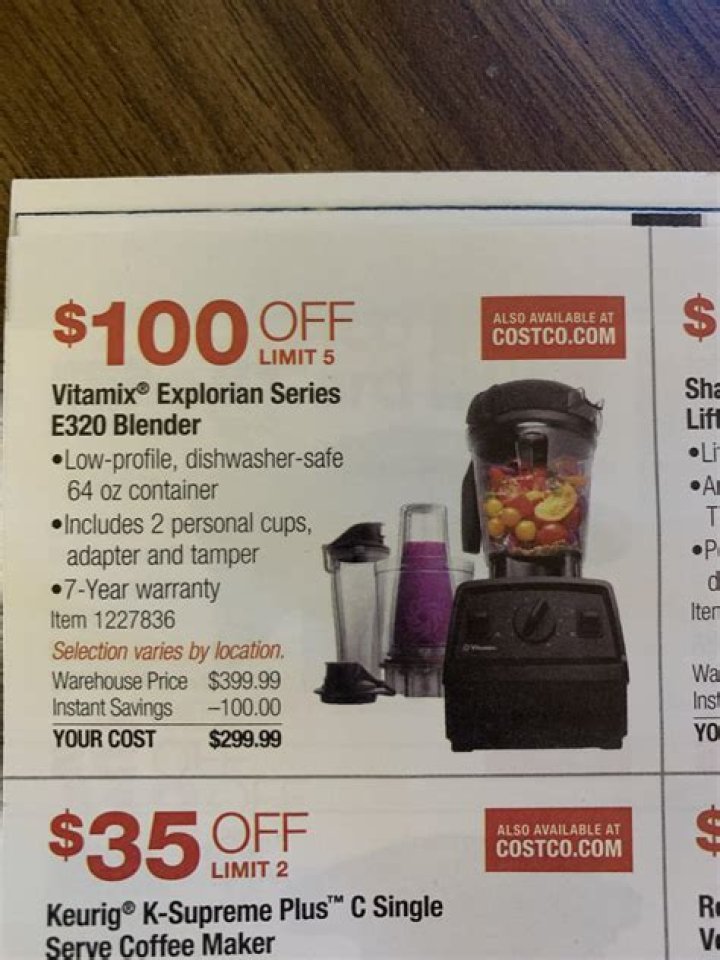 Does Costco carry vitamix