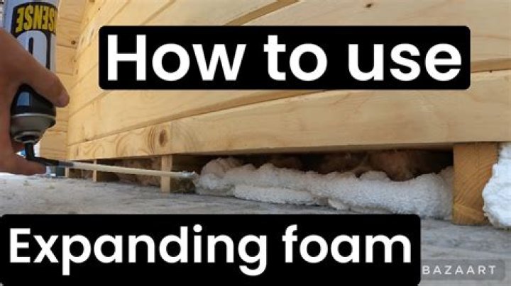 Does expanding foam hold moisture
