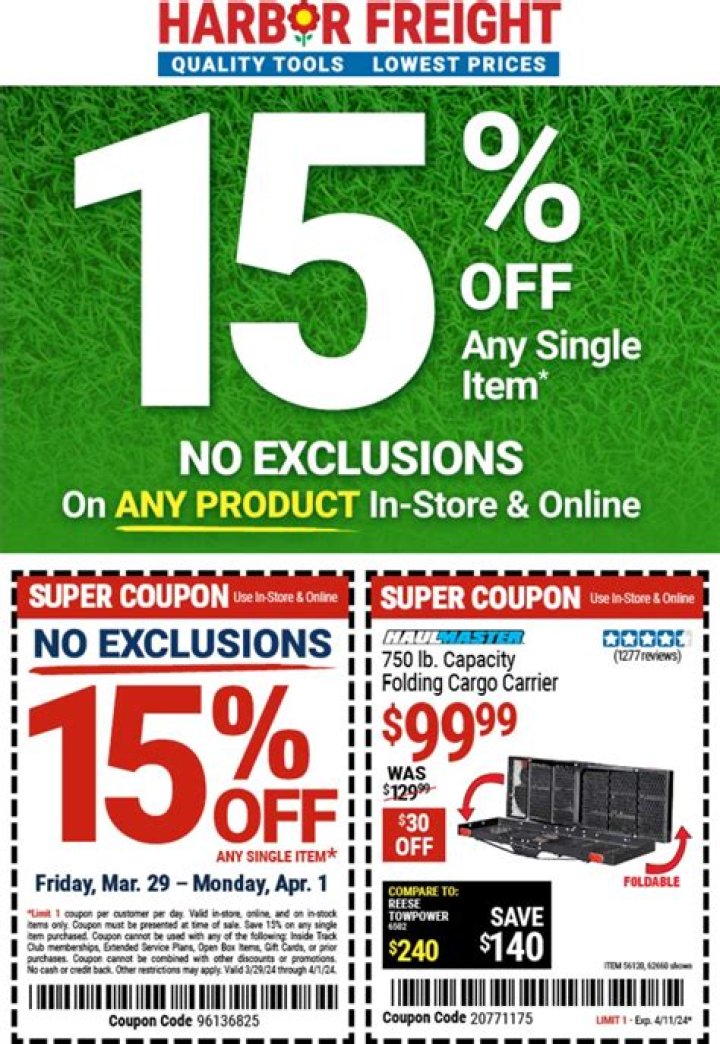 Does Harbor Freight offer free shipping