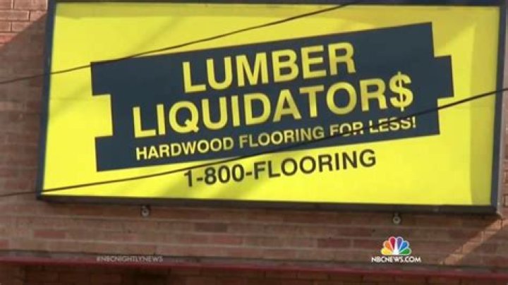 Does Lumber Liquidators use formaldehyde