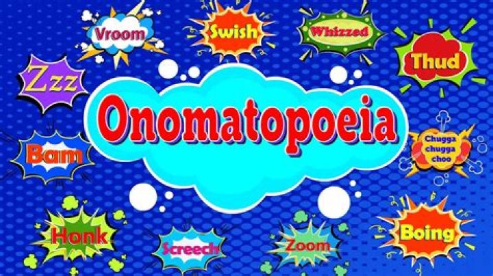 Does onomatopoeia go in quotes