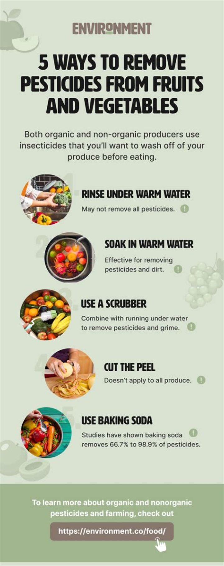 Does peeling fruit remove pesticides
