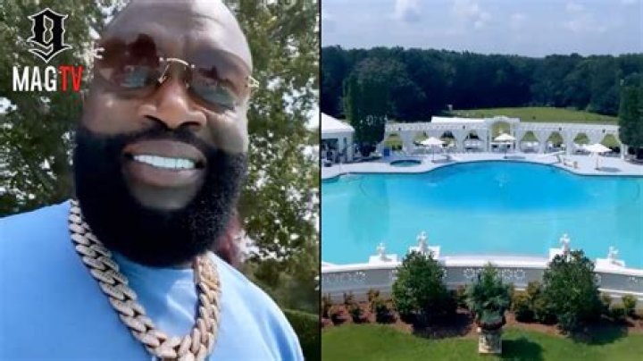 Does Rick Ross have the biggest pool in the US