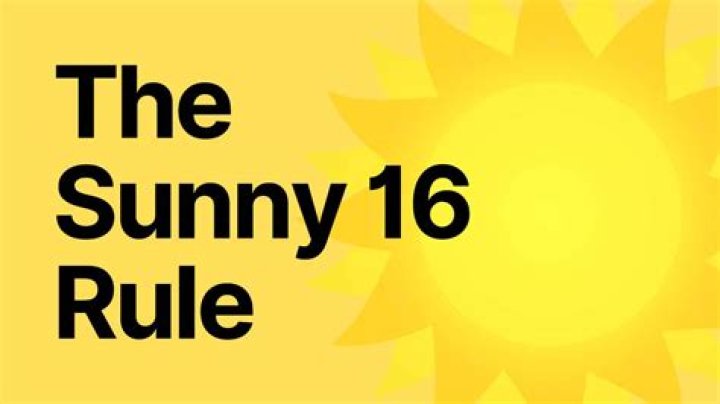 Does the Sunny 16 rule work
