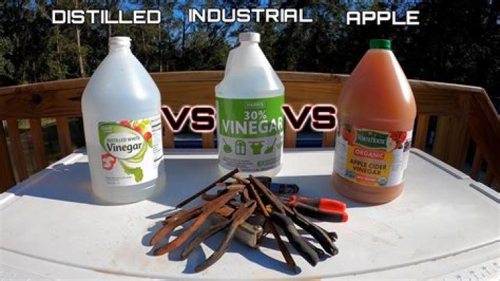 Does vinegar remove rust