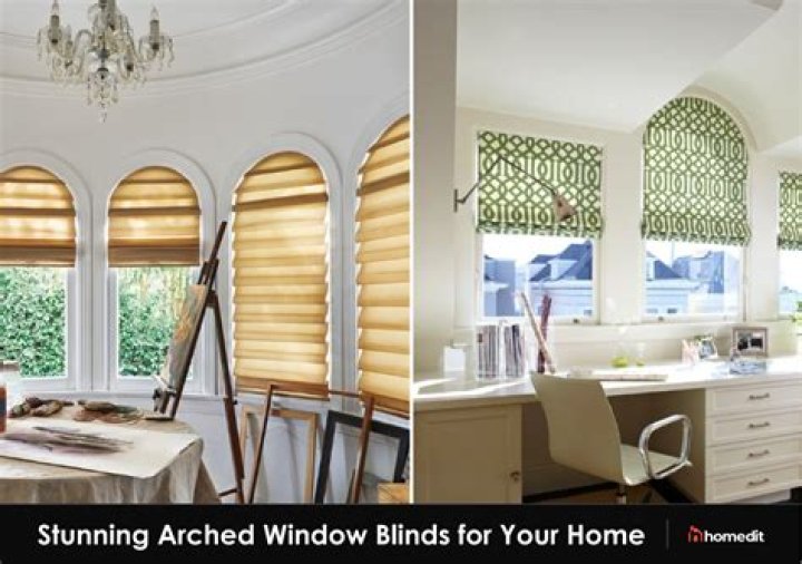 How are arch blinds measured