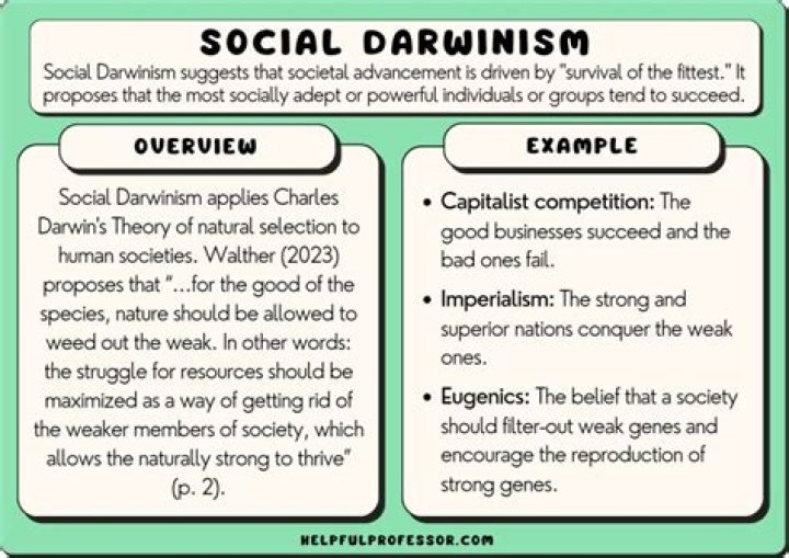 How are social Darwinism and the Social Gospel movement linked