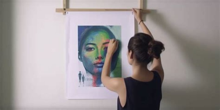 How can I view a poster without a frame