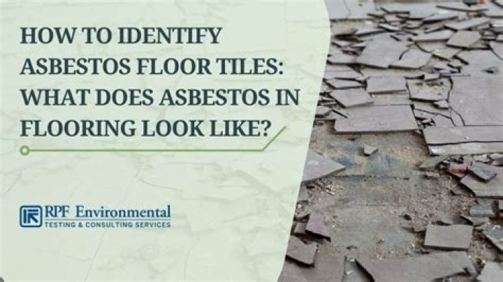 How can you tell if old vinyl flooring has asbestos
