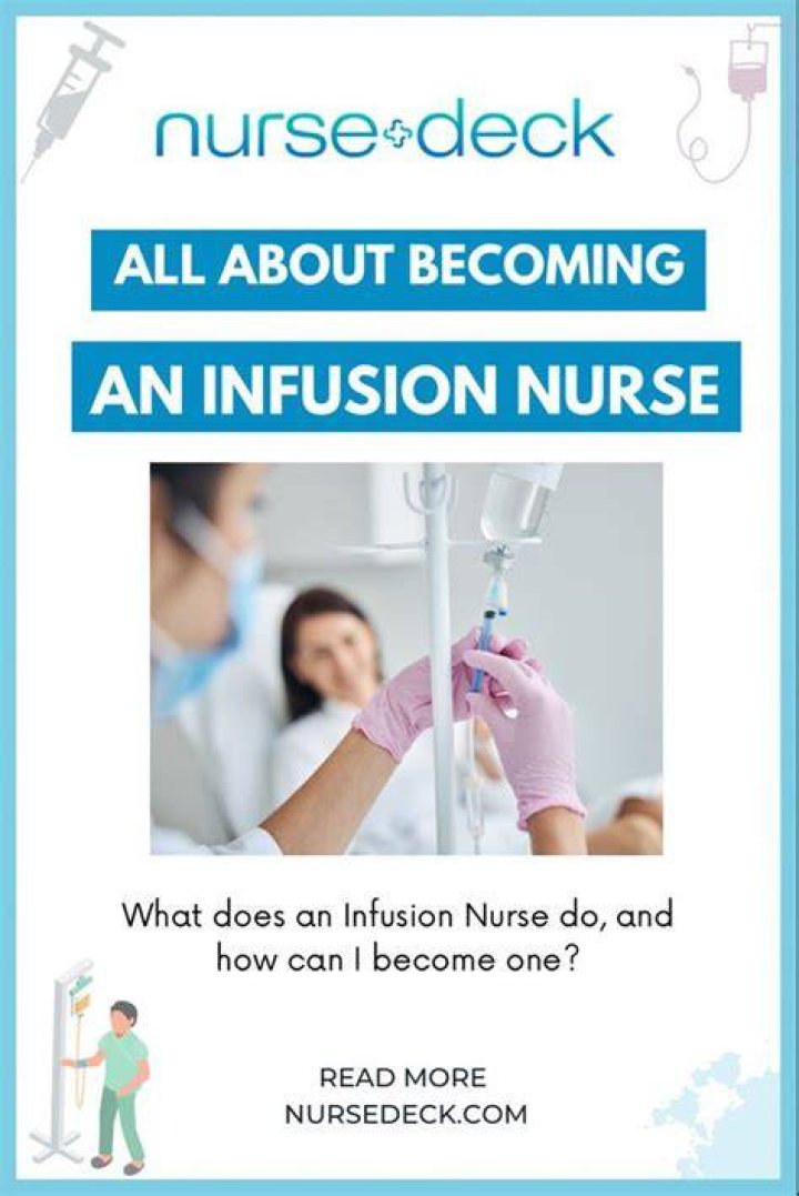 How do I become an infusion nurse