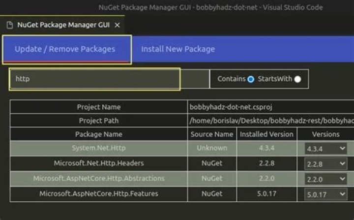 How do I completely remove a NuGet package