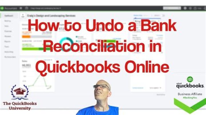 How do I correct a bank reconciliation in QuickBooks