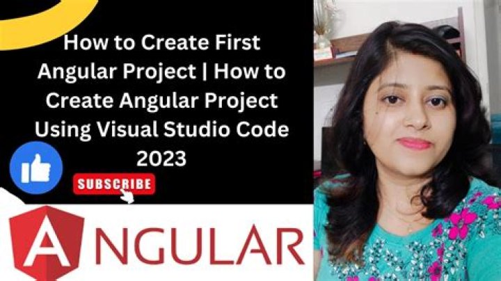 How do I create an angular project in Visual Studio