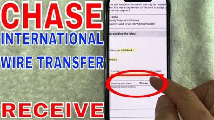 How do I do a wire transfer chase