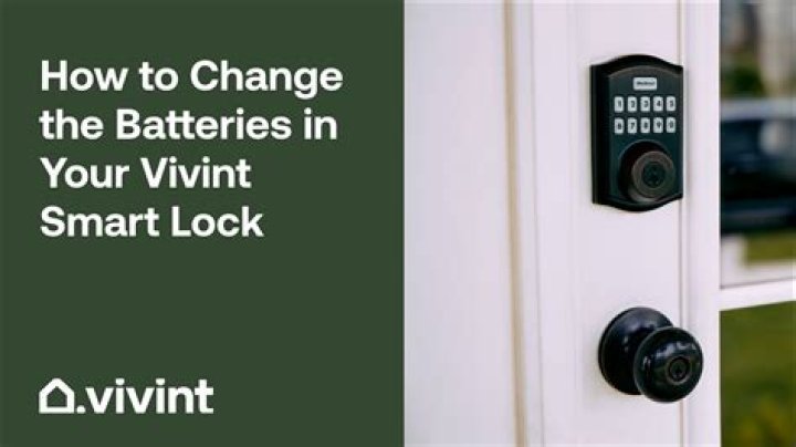 How do I fix my vivint lock
