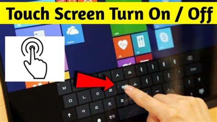 How do I get my touchscreen to work