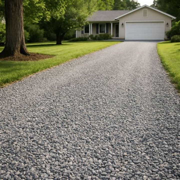 How do I get rid of algae in my gravel driveway