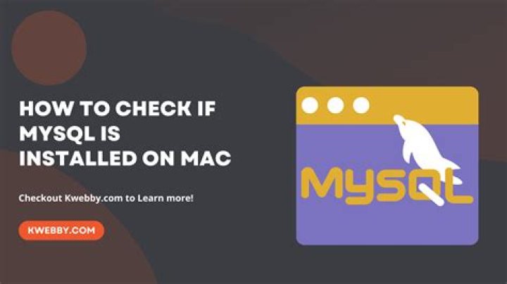 How do I know if MySQL is installed Ubuntu