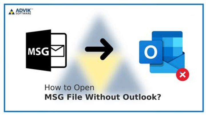 How do I open a .msg file in Outlook