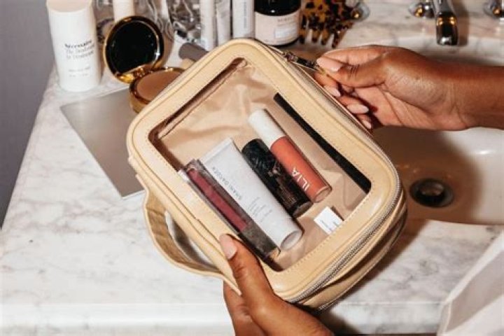 How do I pack my makeup for a flight