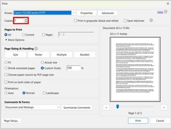 How do I print a PDF side by side