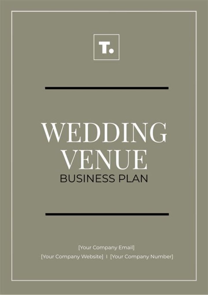 How do I write a business plan for a wedding venue