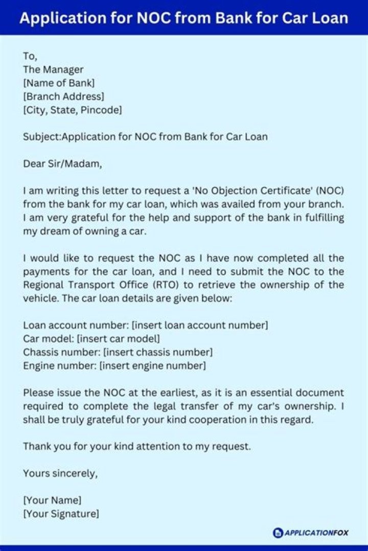 How do I write a NOC letter to a company