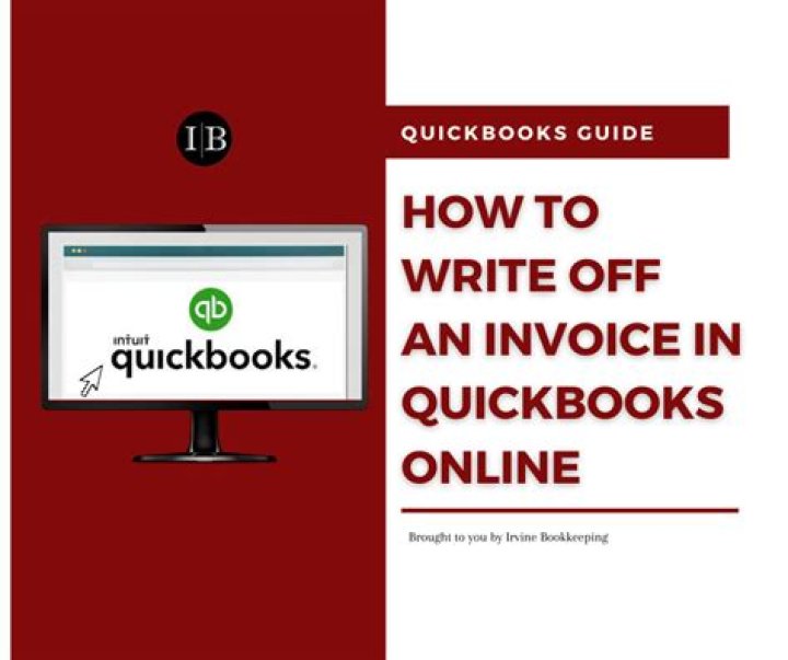 How do I write off invoices in QuickBooks online