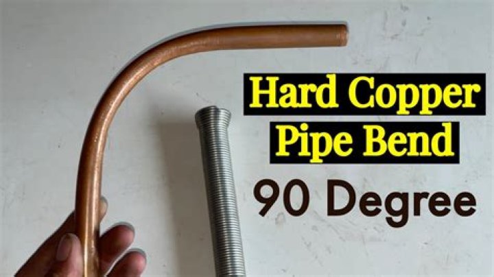 How do you bend an AC pipe