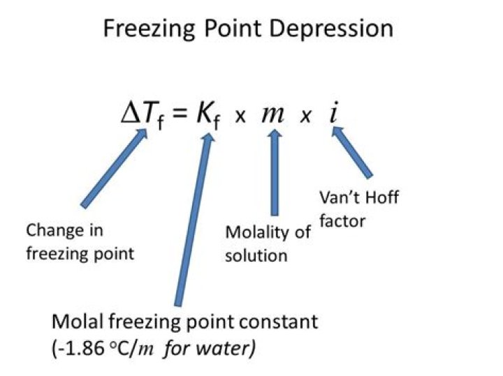 How do you calculate molal freezing point depression constant