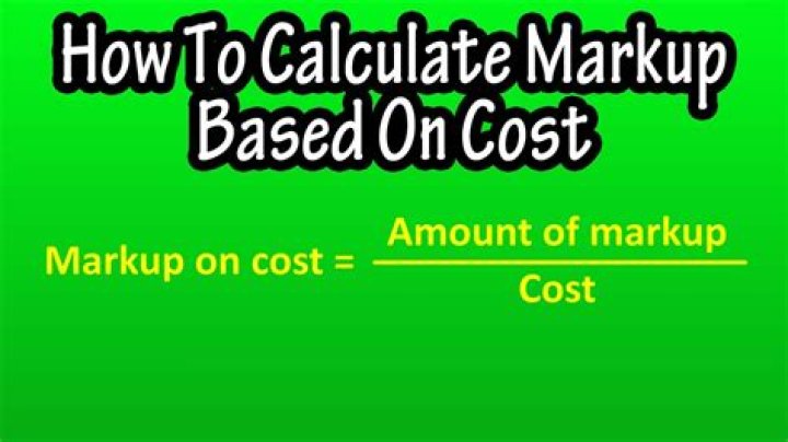 How do you calculate optimal markup