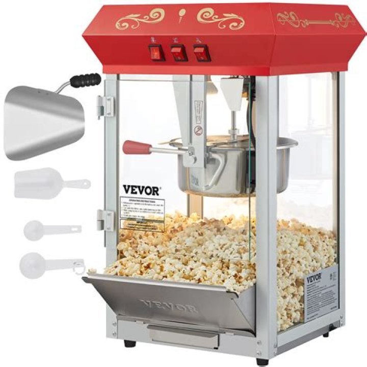 How do you clean a popcorn machine