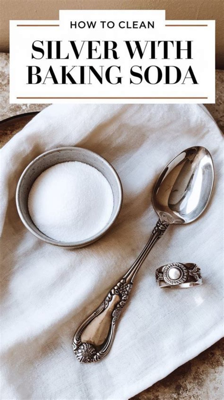 How do you clean silver with bicarbonate of soda