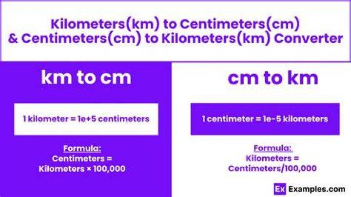 How do you convert meters to kilometers in scientific notation