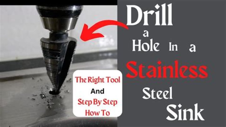 How do you drill a hole in a cobalt drill