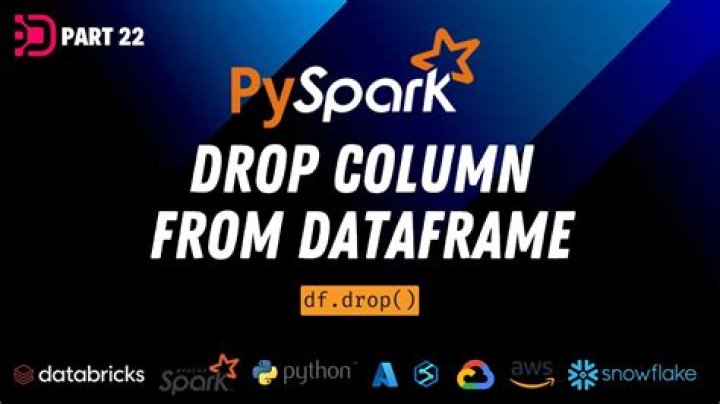 How do you drop columns in PySpark