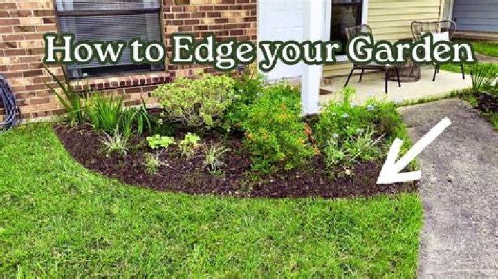 How do you edge a border