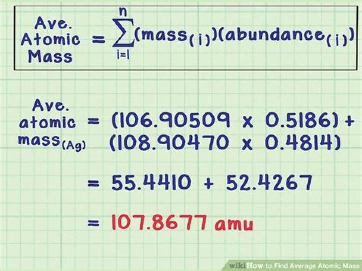 How do you find average atomic mass of isotopes