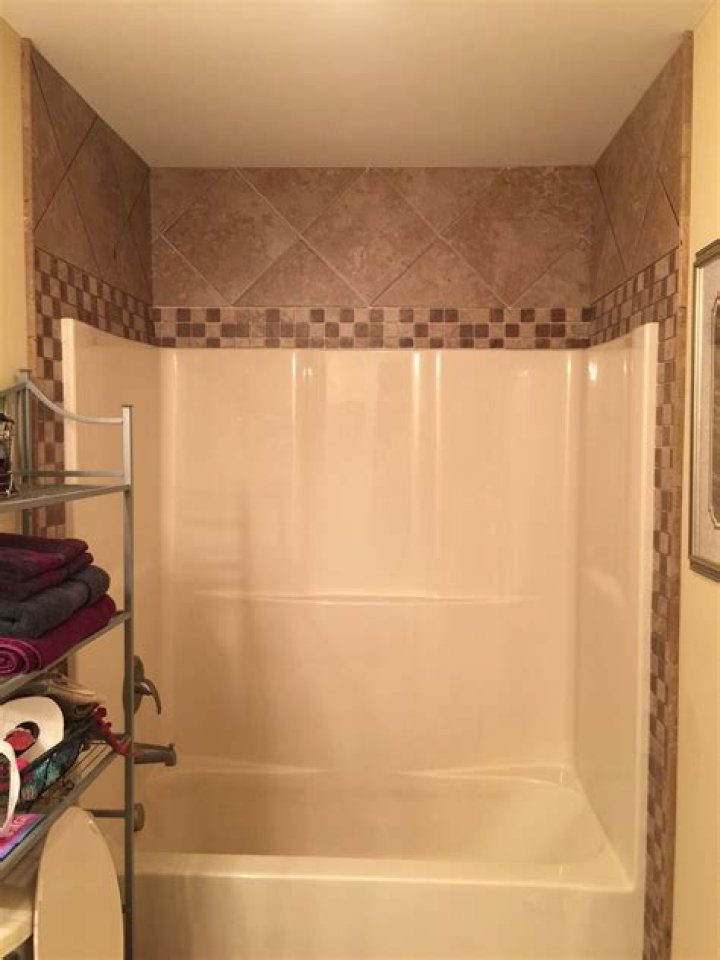 How do you finish drywall around a shower surround
