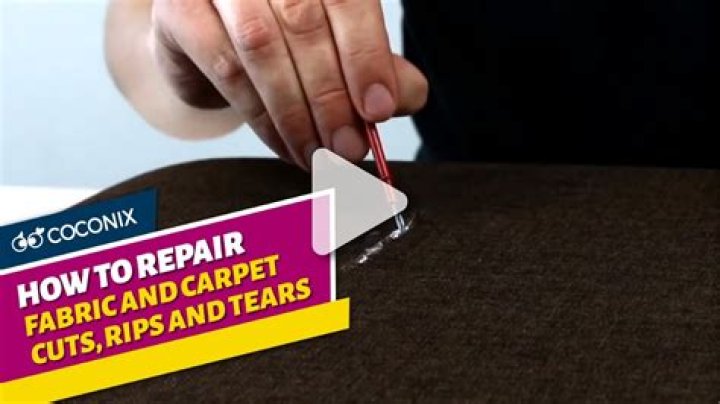How do you fix a tear in a tarp