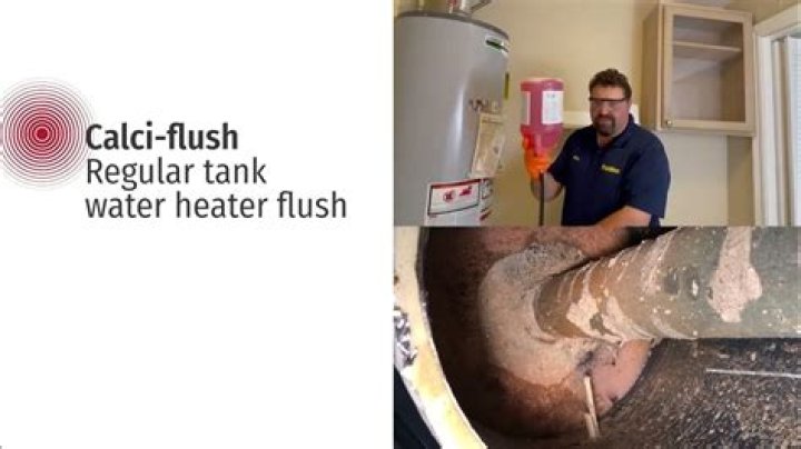 How do you flush calcium out of pipes
