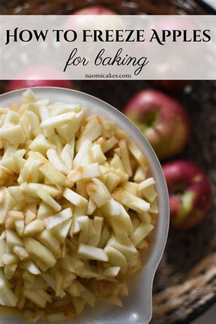 How do you freeze apples for apple crisp