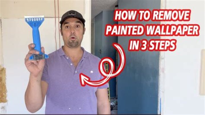 How do you get wallpaper off that has been painted over