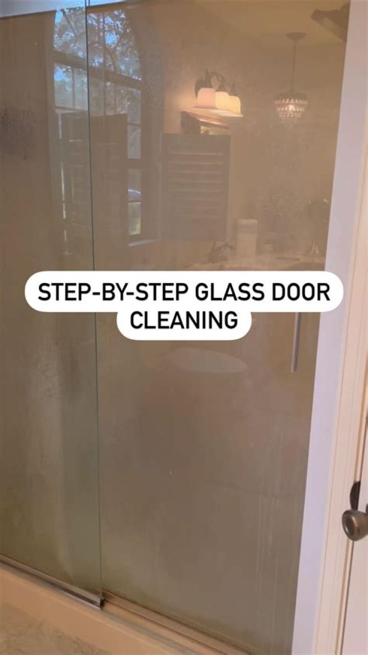How do you keep fire glass doors clean