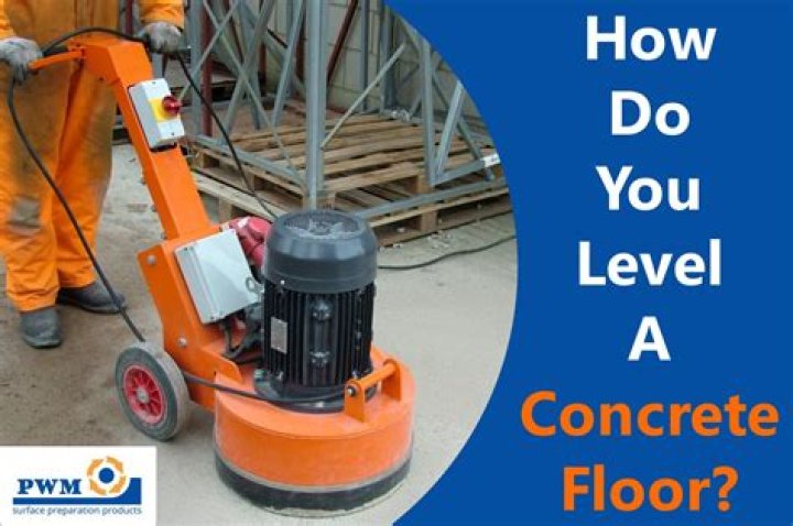 How do you level concrete