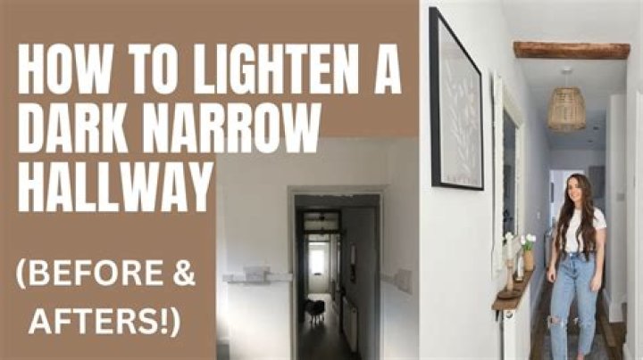 How do you lighten a dark corner