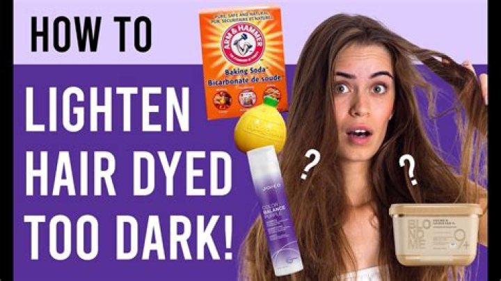 How do you lighten dark carpet